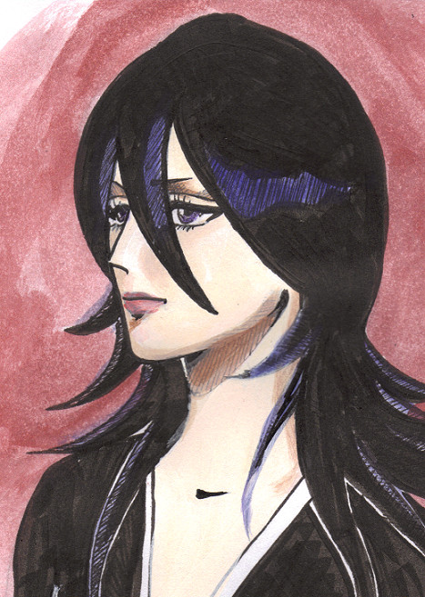 older rukia ( colored) by 000005559