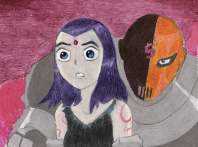 Raven and Slade by 0ash0