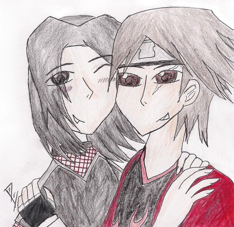 Saruno and Ritsuka by 14thXBladeXofXTwilight