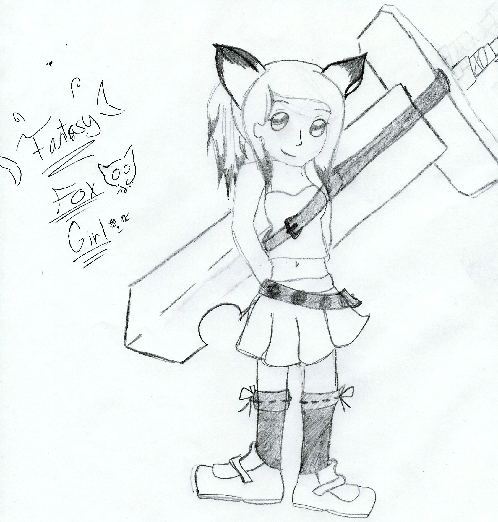 Fantasy Fox Girl by 1mangalover