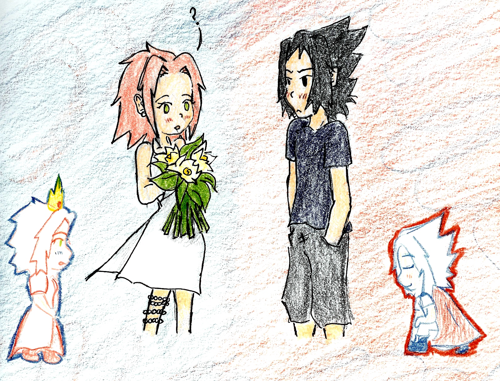 SasuSaku - Flowers (request 4 Fumie716) by 1mangalover