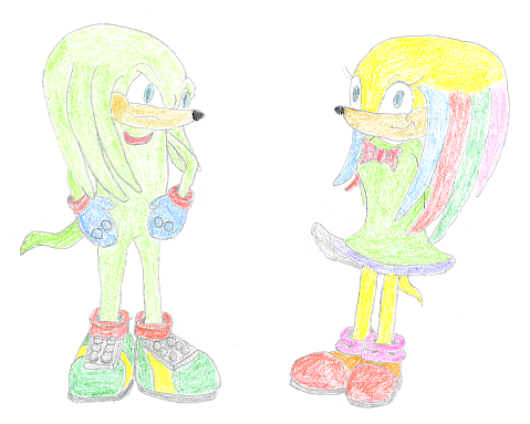 Punchy & Rainbow the Echidnas by 2BIT
