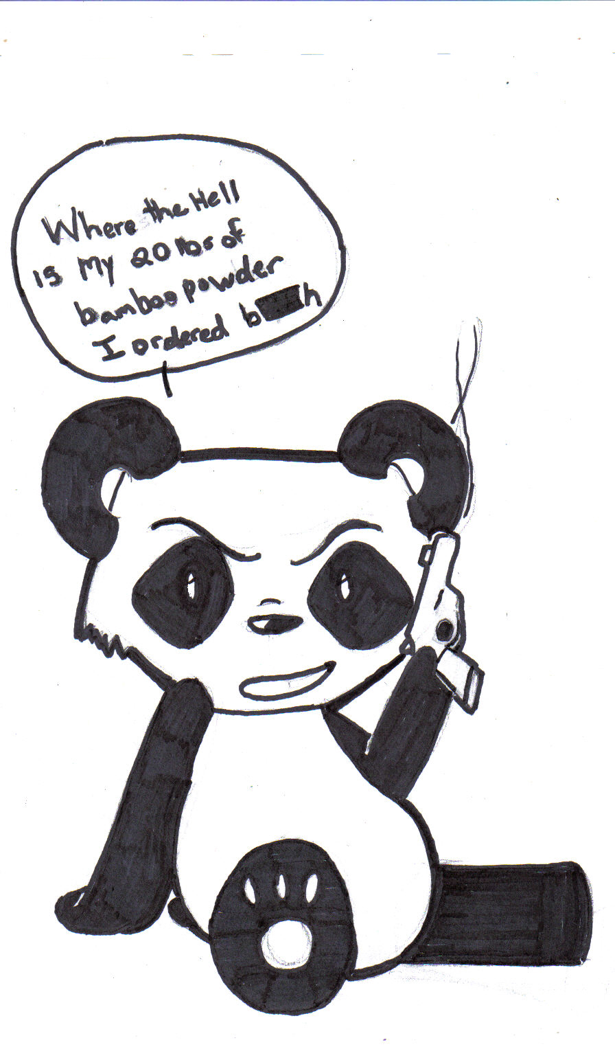 Panda bear!!! by 2hot4u123