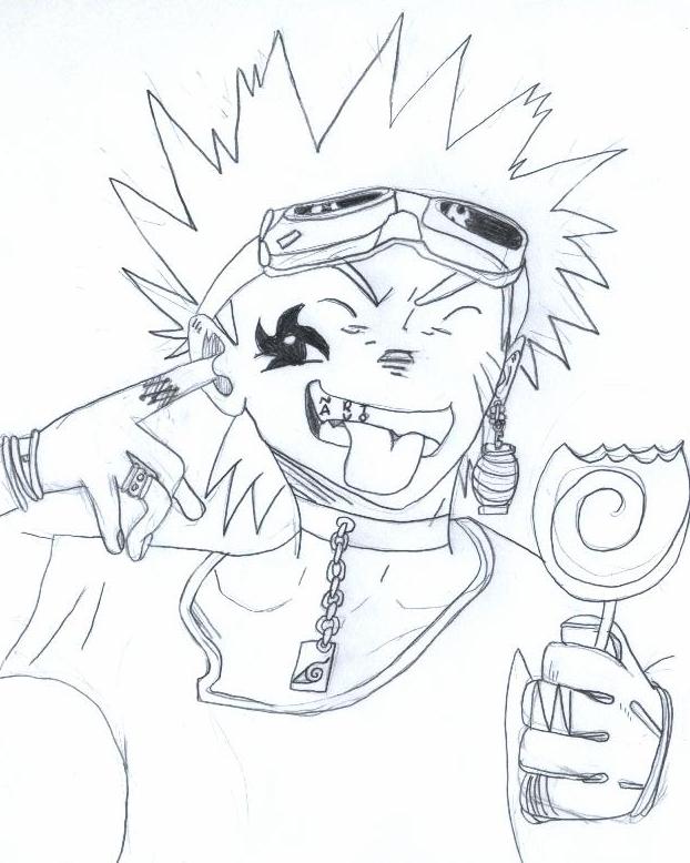 Bad boy Naruto by 2ki_sugar_gliders