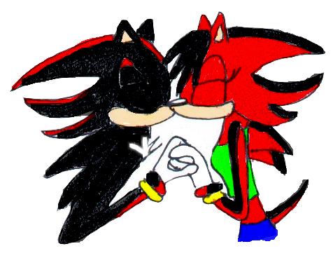 Shadow and Shally *request for SonicDX1995* by 2ki_sugar_gliders