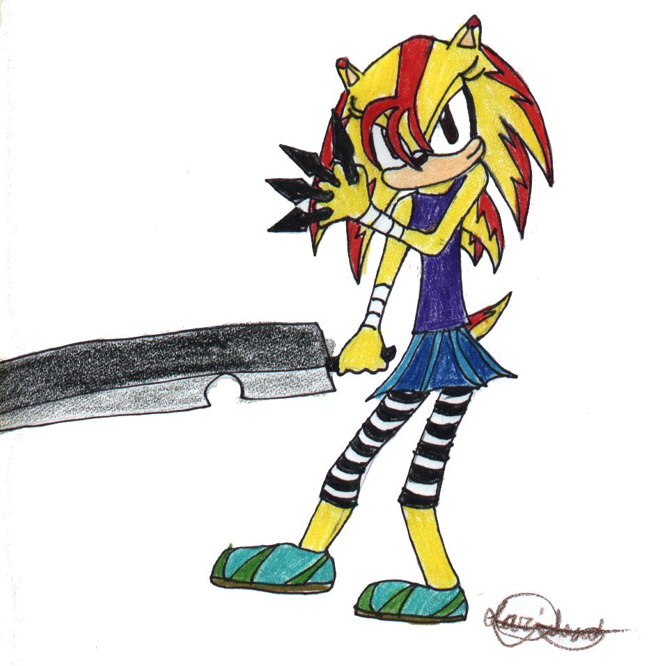 Alyssa the Hedgehog *request for SonicDX1995* by 2ki_sugar_gliders