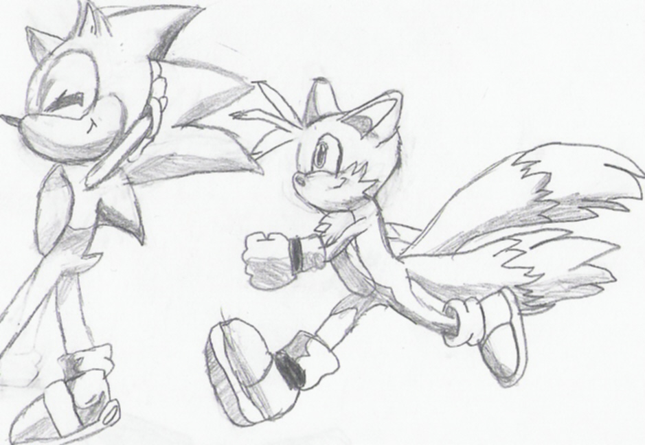 sonic and tails by 2sdude