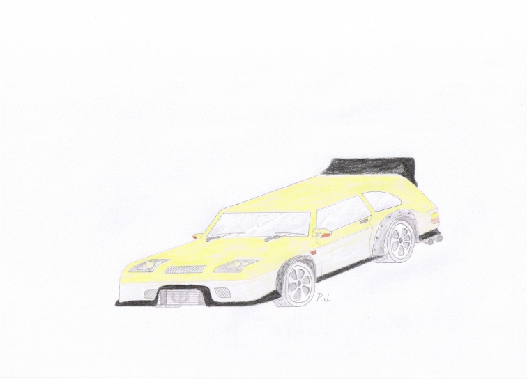 Yellow Car by 357