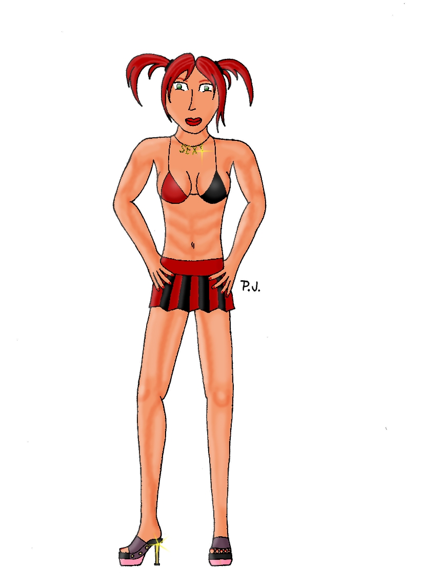 Kira In Bikini And Skirt by 357