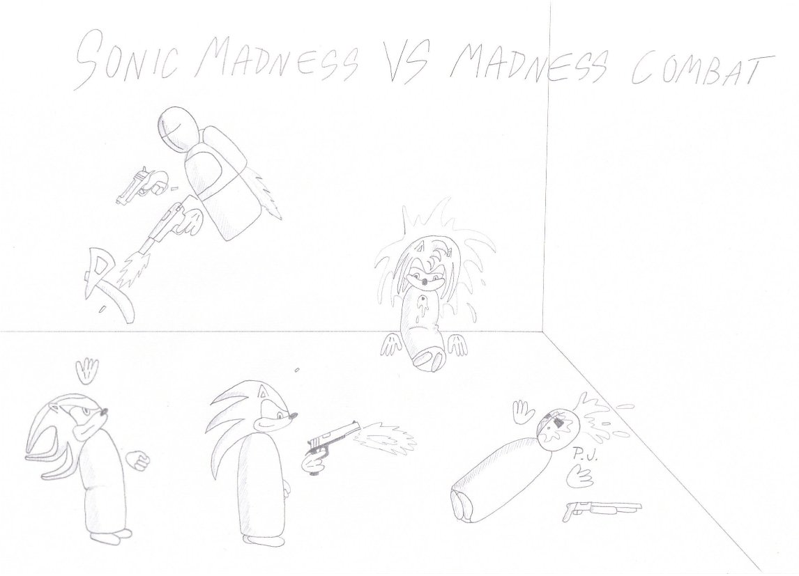 Sonic Madness VS Madness Combat by 357