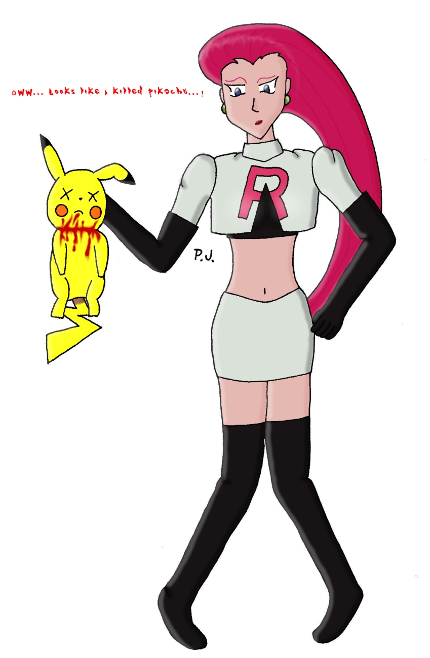 Jessie and a dead Pikachu... by 357