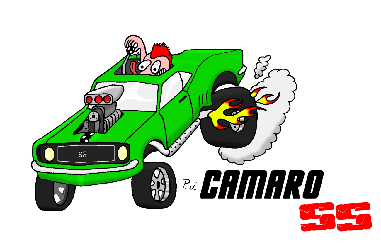 Camaro SS Cartoon by 357 Fanart Central