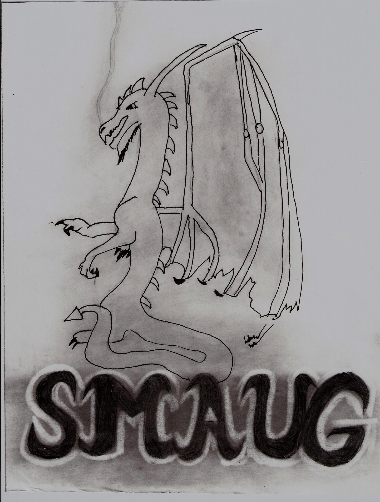 A Dwarven Fear - Smaug by 4charliepace4
