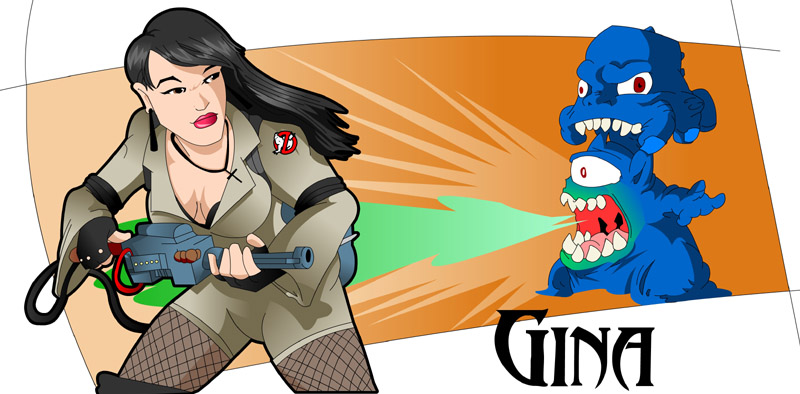 sexy ghostbusters gina by 5439