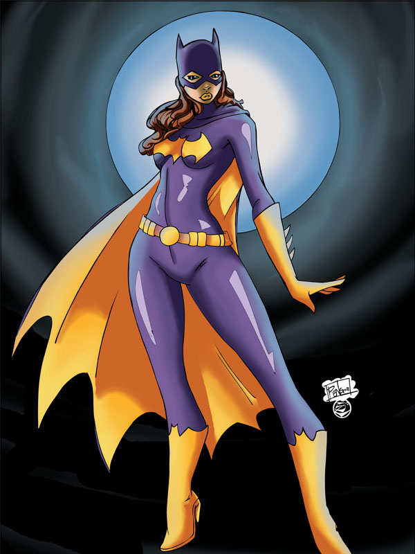 Batgirl by the moon by 5439