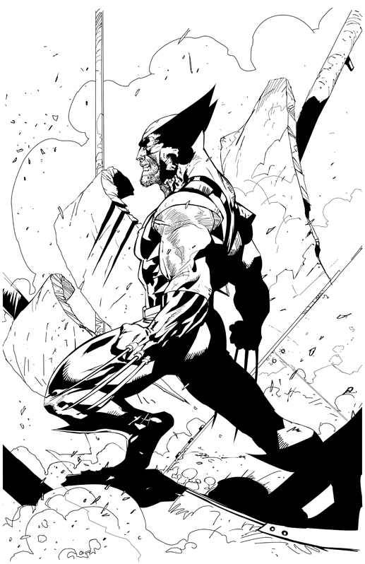 Wolverine inked by 5439
