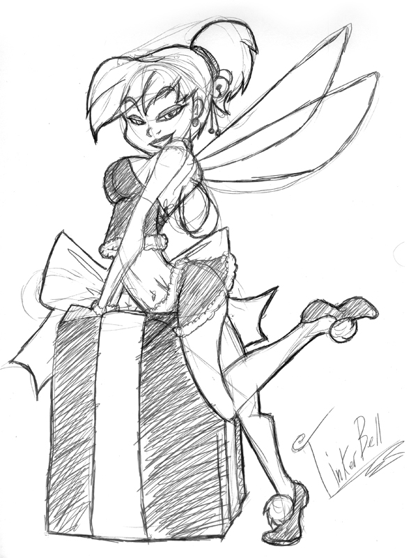 Holiday tink sketch by 5439