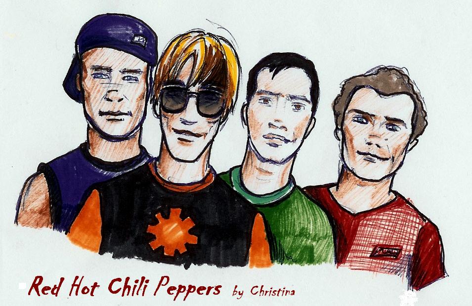 Red Hot Chili Peppers by 666ChristinaValo