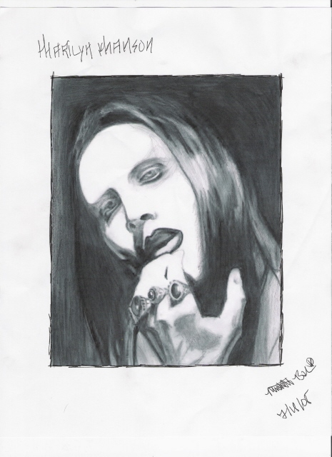 Marilyn Manson Shadowed by 6sic6maggotchic6sic6