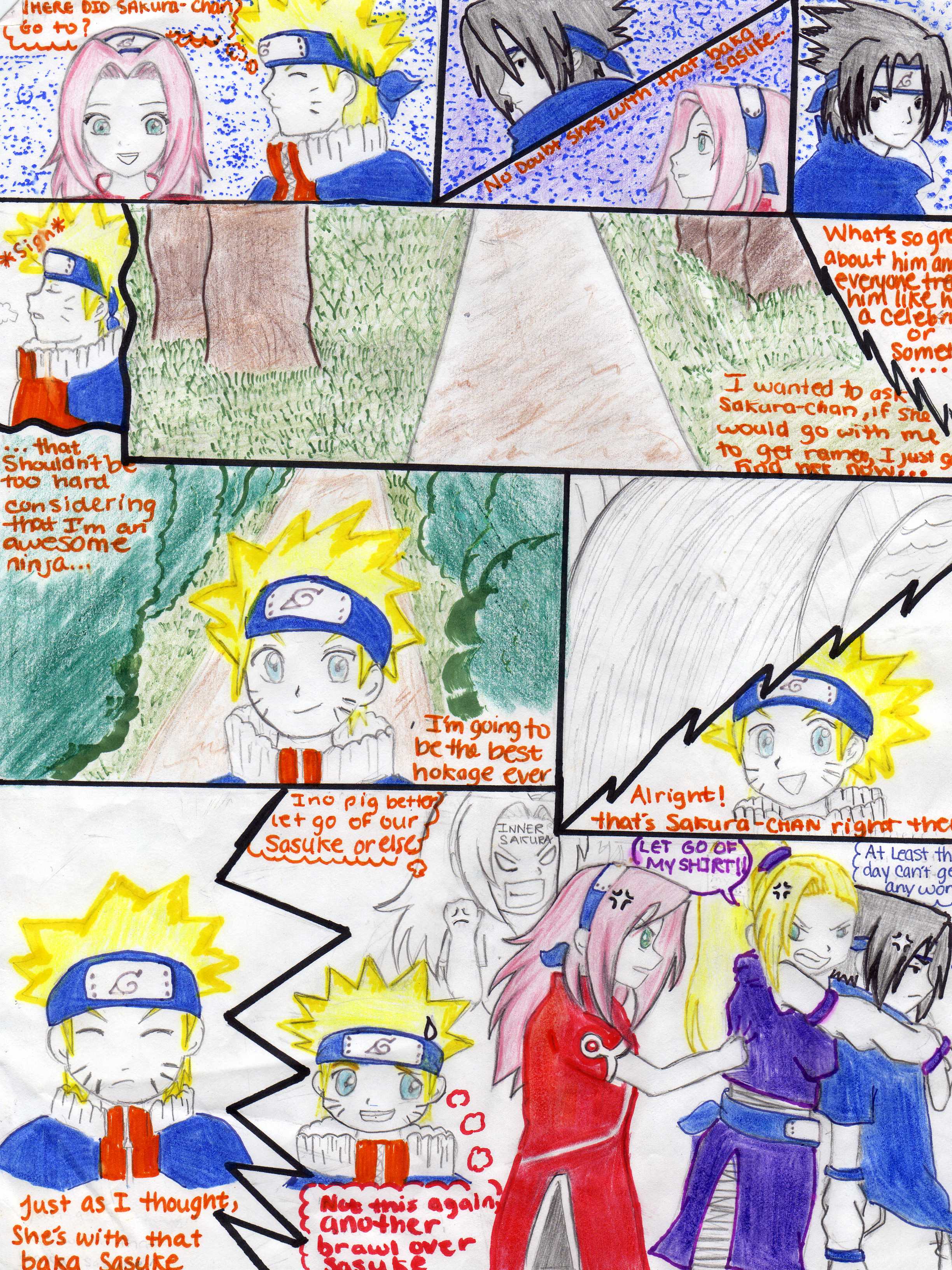 Naruto comic by 9127