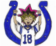 Yugi in a Colts jersey by AEJAE