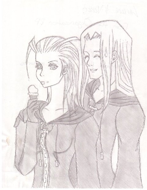 ~Larxene and Vexen by AHeartlessSin