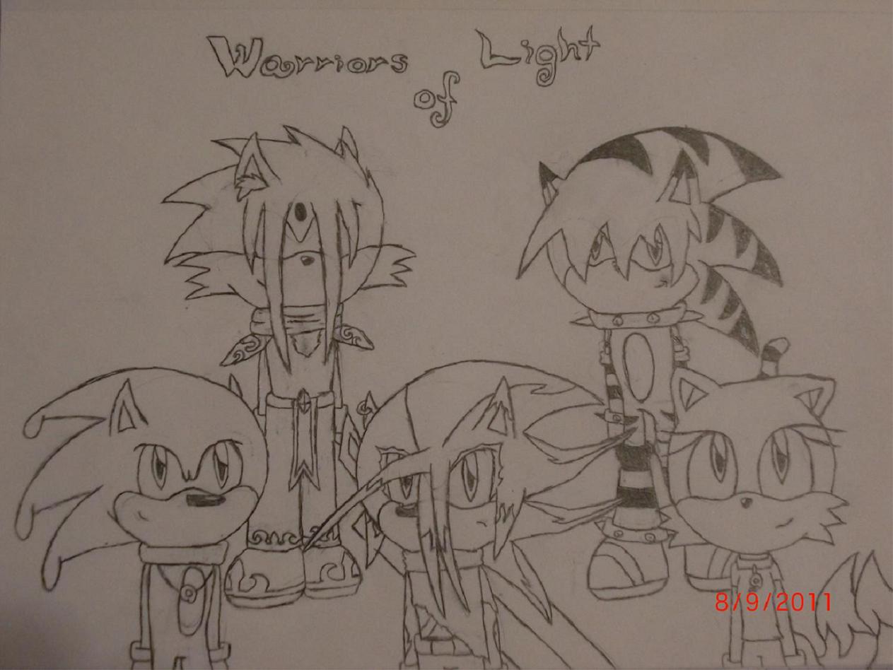 Warriors of Light by AJ-the-Hedgehog