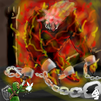 Fiery foe by AJB