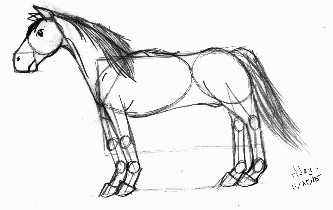 Horse *silver_dragicorn by AJay-the-Pyro