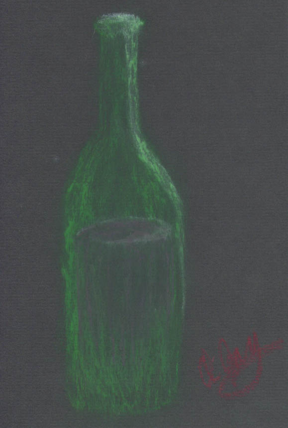 Wine Bottle (Pastel) by AJay-the-Pyro