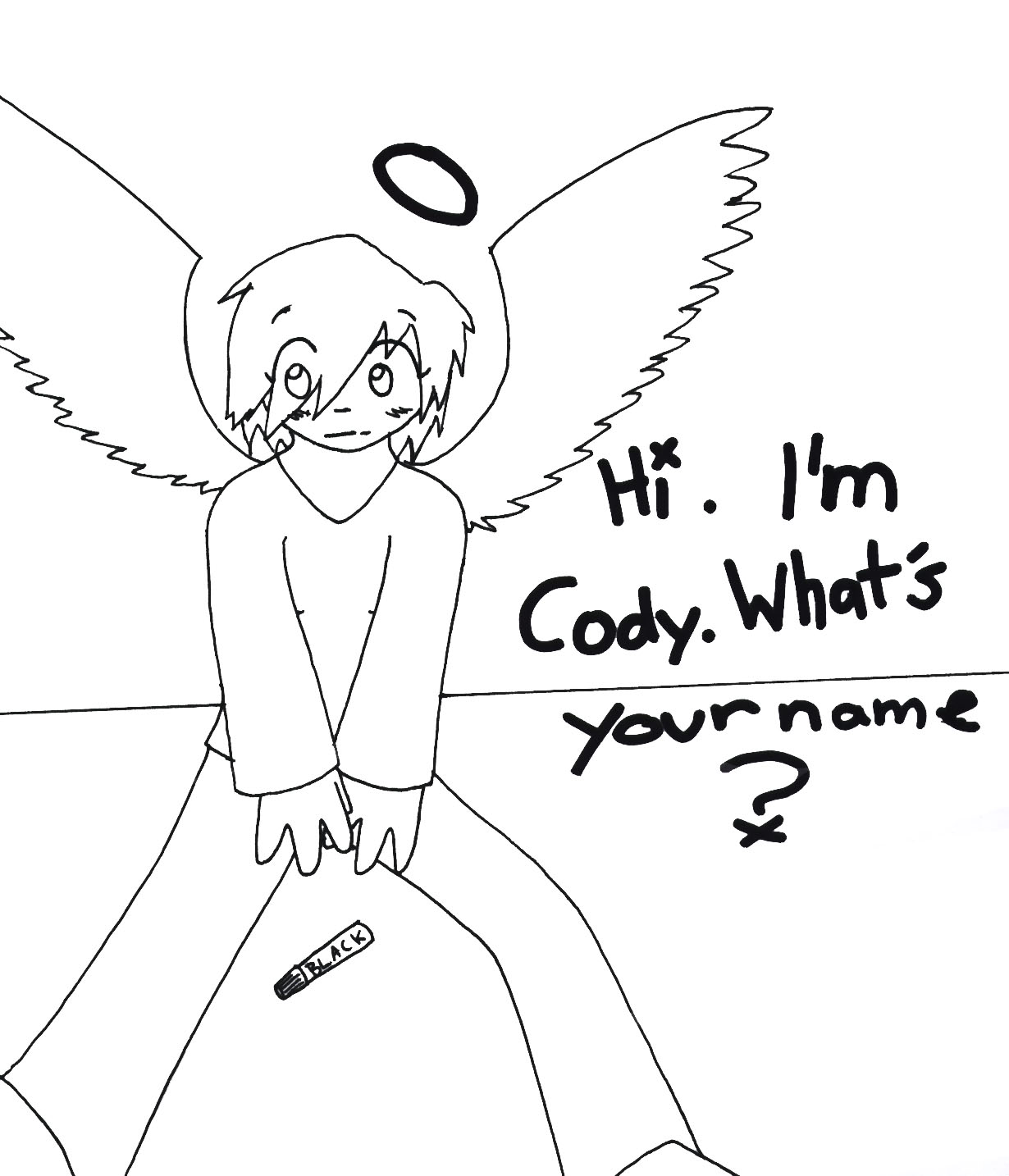 Hi. I'm Cody what's your name? by AJay-the-Pyro