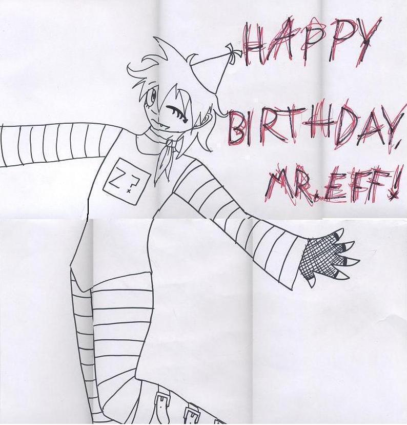 Happy Belated B-Day, Mr.Eff!! by AJay-the-Pyro
