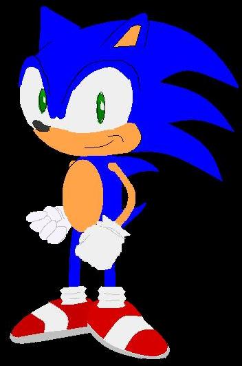 A Sonic Picture(Done in MS paint) by AMnezcorp