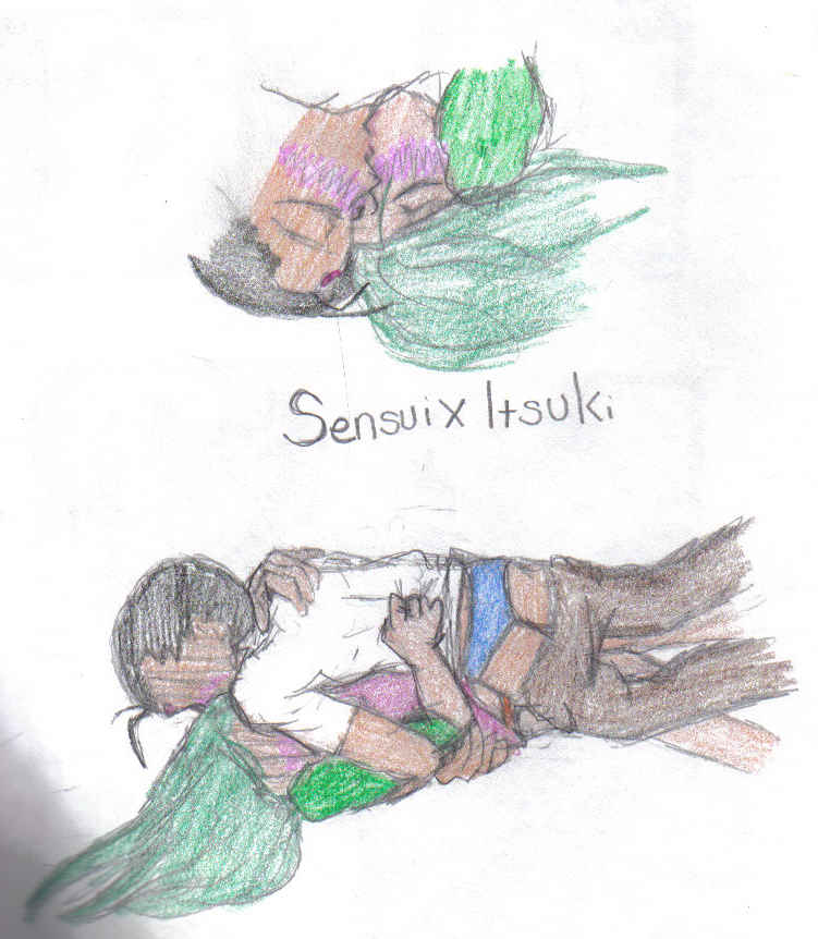 Sesnui and Itsuki Laying down by A_K_K_O_B_FAN
