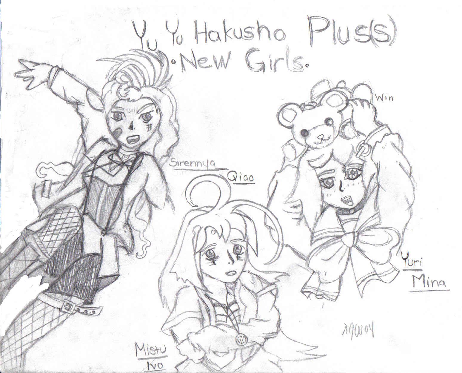 The Yu Yu Hakusho Plus(s) Girls by A_K_K_O_B_FAN