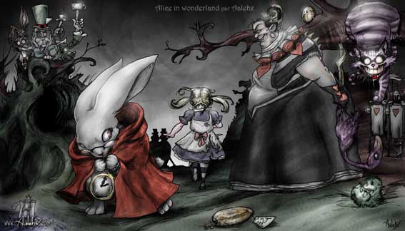 Alice in wonderland - Aalehx by Aalehx