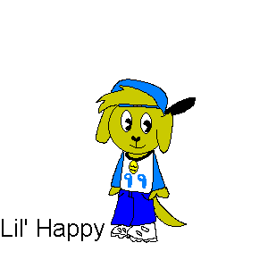 Lil' Happy the Hip Hop Dog by AbandonedTeen