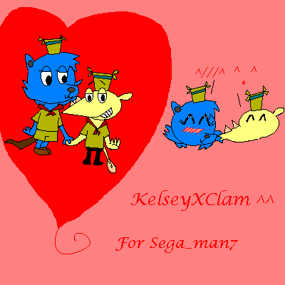 KelseyXClam- for Sega_man7 by AbandonedTeen