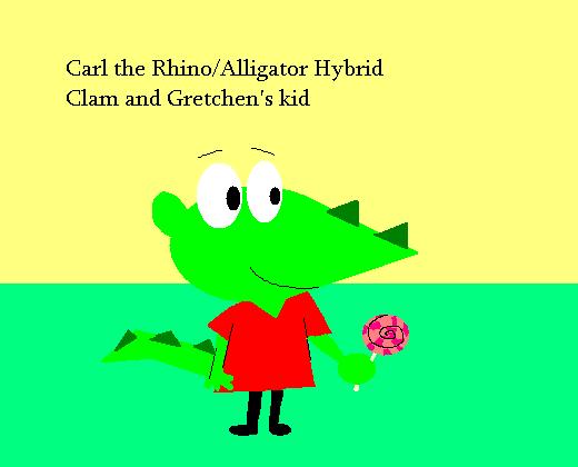 Clam+Gretchen's Kid, Carl by AbandonedTeen