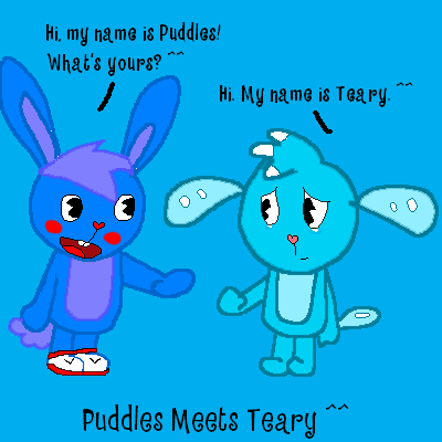 Teary Meets Puddles (for PillowTulip) by AbandonedTeen
