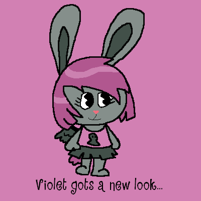 Violet's New Look by AbandonedTeen