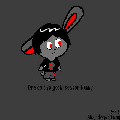 Drake the Bunny-for PikaWho by AbandonedTeen