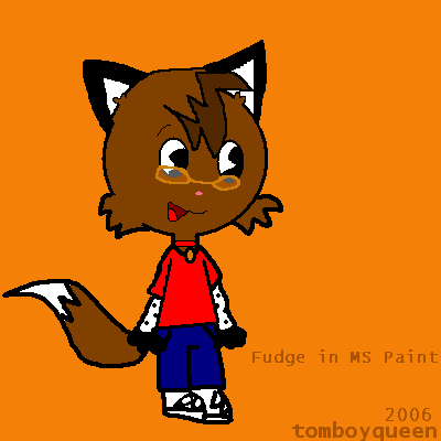 Fudge in MS Paint by AbandonedTeen