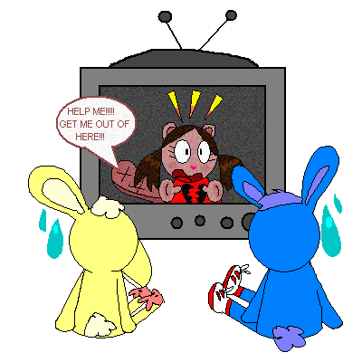 I'm Stuck on TV! =O by AbandonedTeen