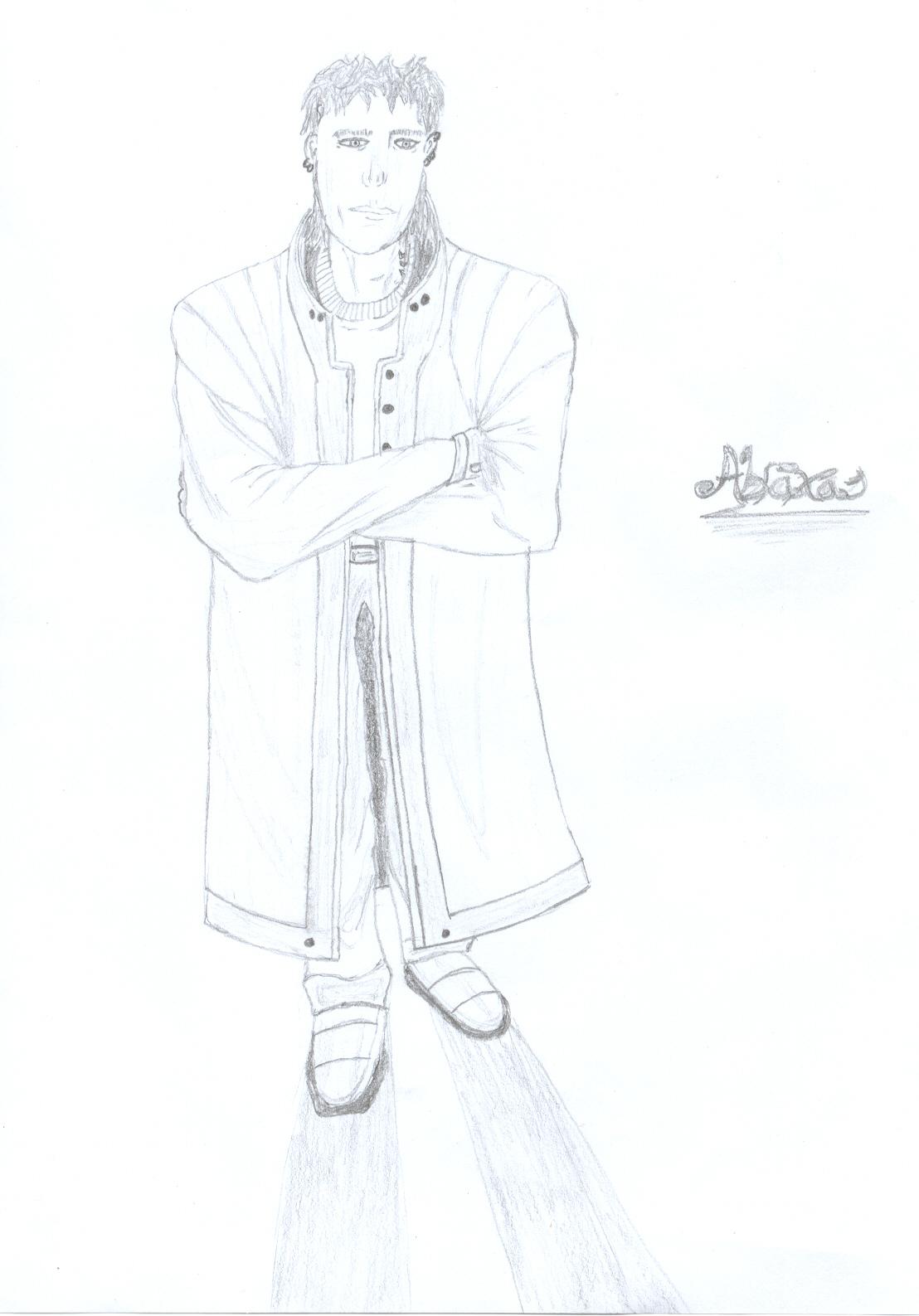 Man in raincoat by Abraxas