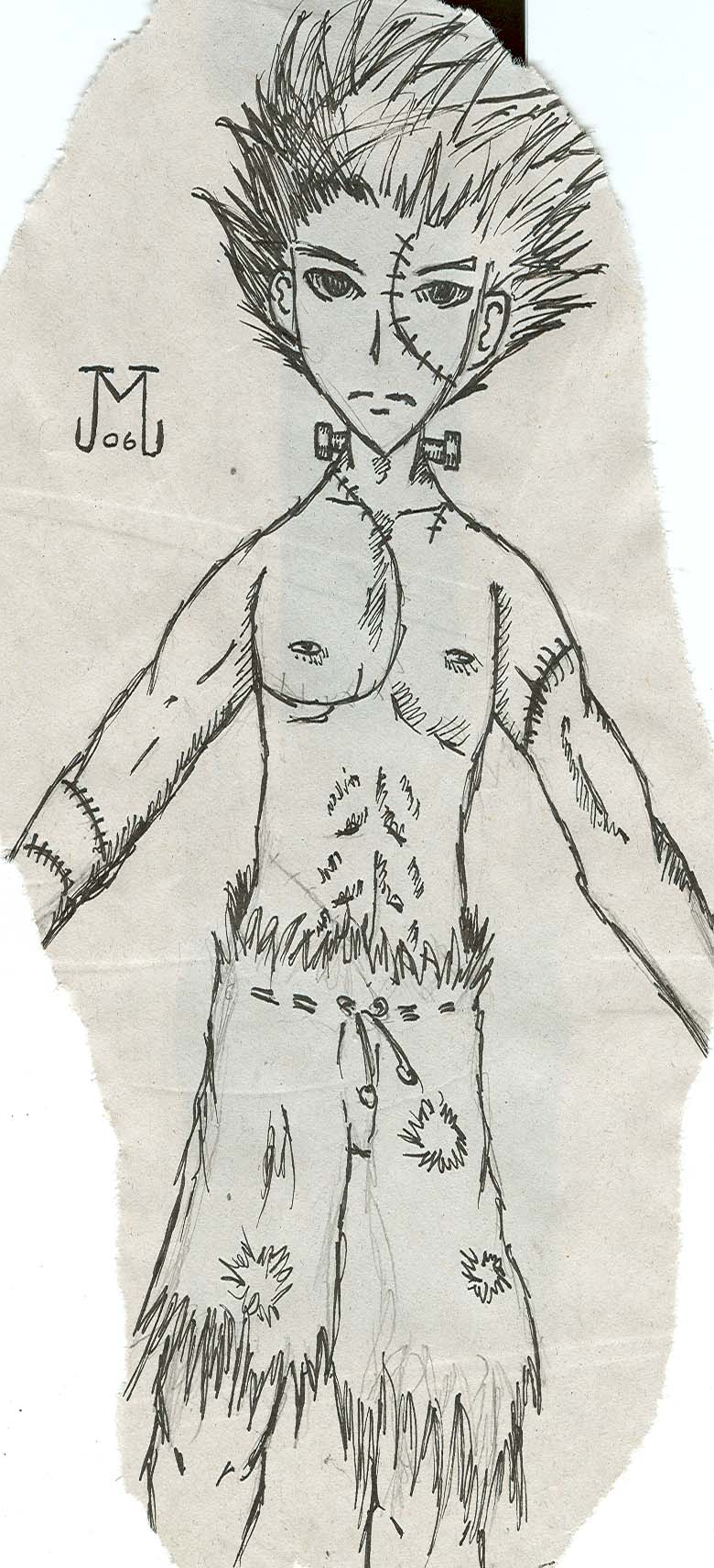 Frankenstein-esque Anatomy Study by Achlys33303