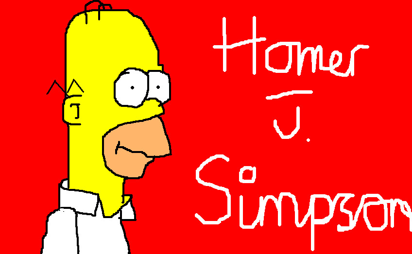 Homer J Simpson by AdaWong