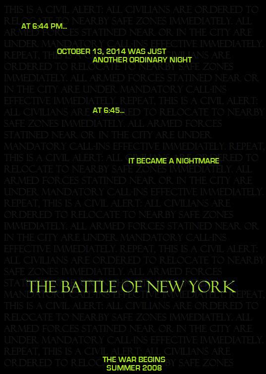 The Battle of New York "teaser poster" by Adventfear