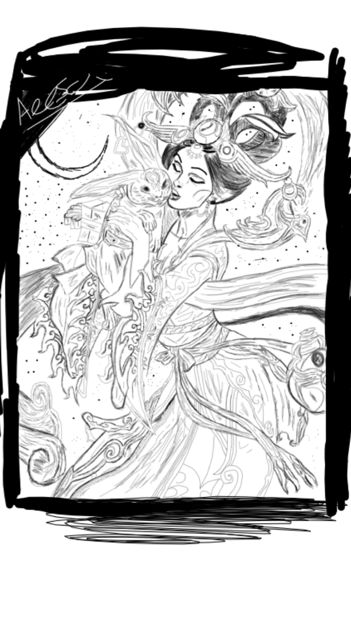 Smite - Chang'e Moon Goddess by Aeeso