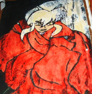 Inu-Yasha painting by Aelita_Lyoko
